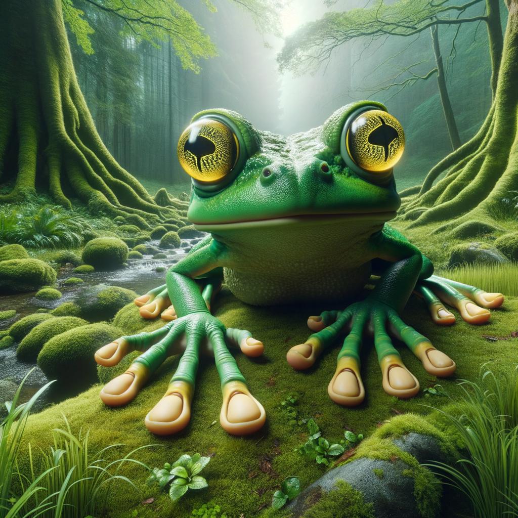 Digitoads: unique and whimsical digital amphibian characters